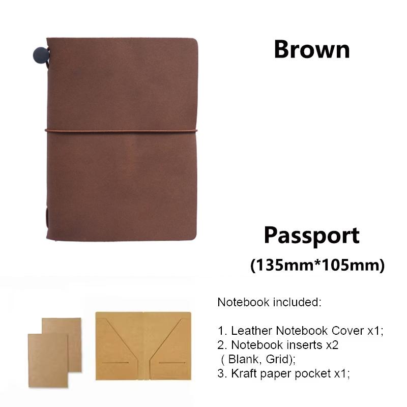 

Кожаный дорожный блокнот, дорожный планировщик, паспорт, бухгалтерская книга, дневник из коровьей кожи, блокнот, канцелярские принадлежности