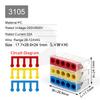 Quick Wire Connectors Compact Mini  Wiring Cable Conector For Home Junction Box Conductors Push-in Terminal Block AWG 28-12
