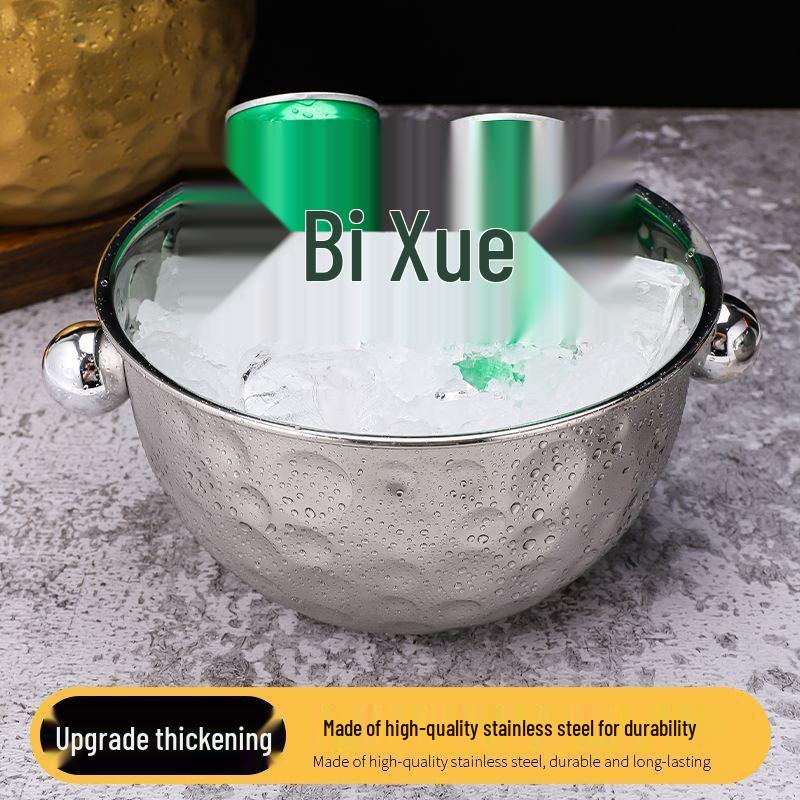 Multi-Purpose Hammered Stainless Steel Bowl for Mixing, Salads, Desserts, and More