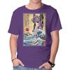 Unisex Crew Neck T-Shirt EVA In Japan Graphic Short Sleeve Casual Tee