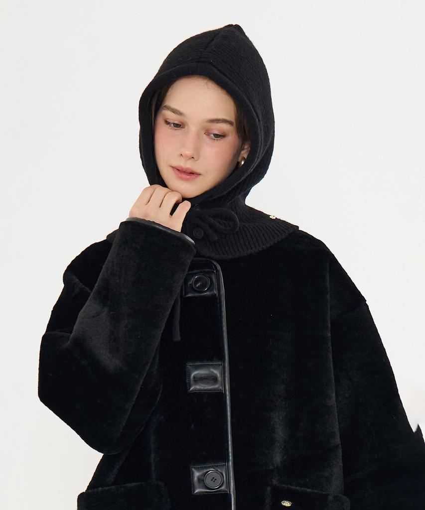 Metapeo Met Wool Cozy Balaclava Black