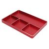 RC Repair Screw Tray 4 Grids Aluminum Alloy Screw Tray with Magnetic Pad for 1/10 1/8 RC Car RC Airplanes