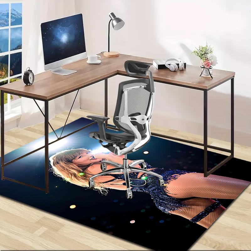 1pc Taylor Swift1 Design Area Rug - Non-Slip, Soft & Cozy Floor Mat for Living Room, Bedroom, Office - Indoor/Outdoor Decorative Carpet