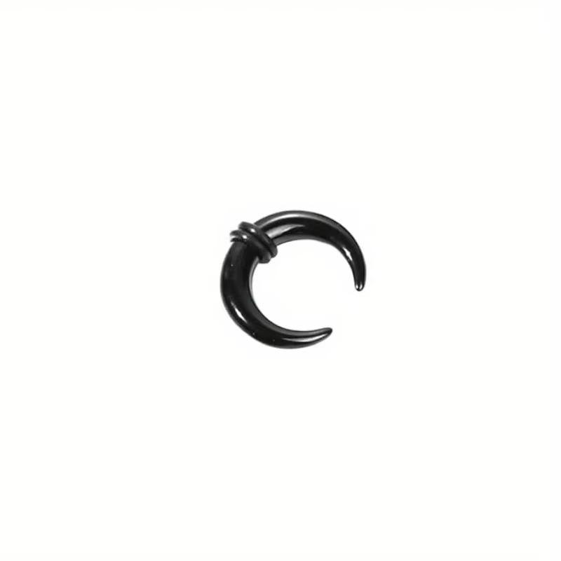 Bobisty 1pc Ear Stretching Kit 14G-00G Acrylic Tapers Plugs Acrylic C Shape Pincher Tapers Silicone Tunnels Ear Gauges Expander