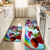 Sesame Street4 Flannel Kitchen Mat Christmas Soft Area Rug Non Slip Floor Carpet Home Decoration