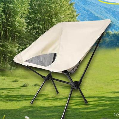 Backrest Fishing Folding Chair Wear-resistant Moon Chair Comfortable Hiking Picnic Seat  Beach