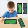 1 Set Mini Golf Pen Course Stress Reductive Golf Mini Set Highly Relief Putting Green