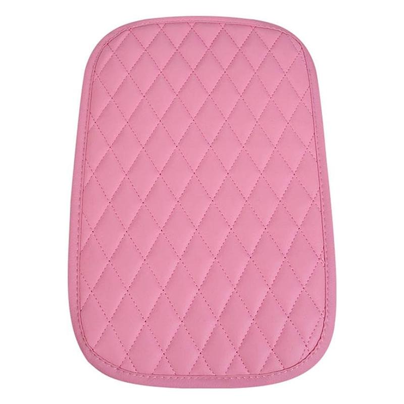 PU Leather Car Armrest Box Cover Pad Auto Center Armrest Box Protective Mat A
