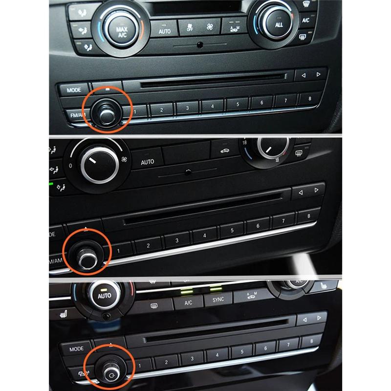 For BMW X3 X4 F25 F26 2011-2018 61319208591 Car Dashboard Audio Multimedia CD Player Radio Volume Rotary Switch Knob