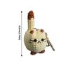 Handmade Handwoven Kitten Pendant Multi Color Animal Bag Charm Cat Key Ring  Gift Giving
