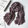 Soft Viscose Scarf Vertical Striped Shawl Wrap Modern Neck Wrap  Japanese Style