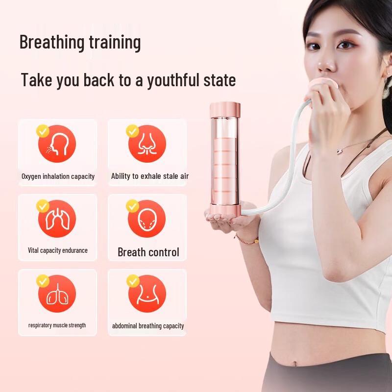 Bosujian Breathing Dumbbell Abdominal & Lung Trainer