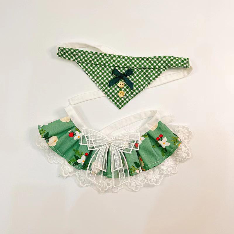 New Pet Scarf: Dog & Cat Drool Bib, Neck Warmer, Bow Tie, Small/Medium Accessories.