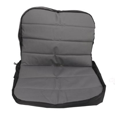 Lawn Mower Seat Cover Wear Resistant Dustproof Oxford Comfortable Tractor Seat Cover Grey for Home