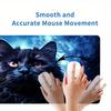 1pc Large Gaming Mouse Pad, UV Reactive Non-Slip Desk Mat, Washable PolyesterMystical, Cat, AuraComputer Pad with Vibrant Game Machine Print
