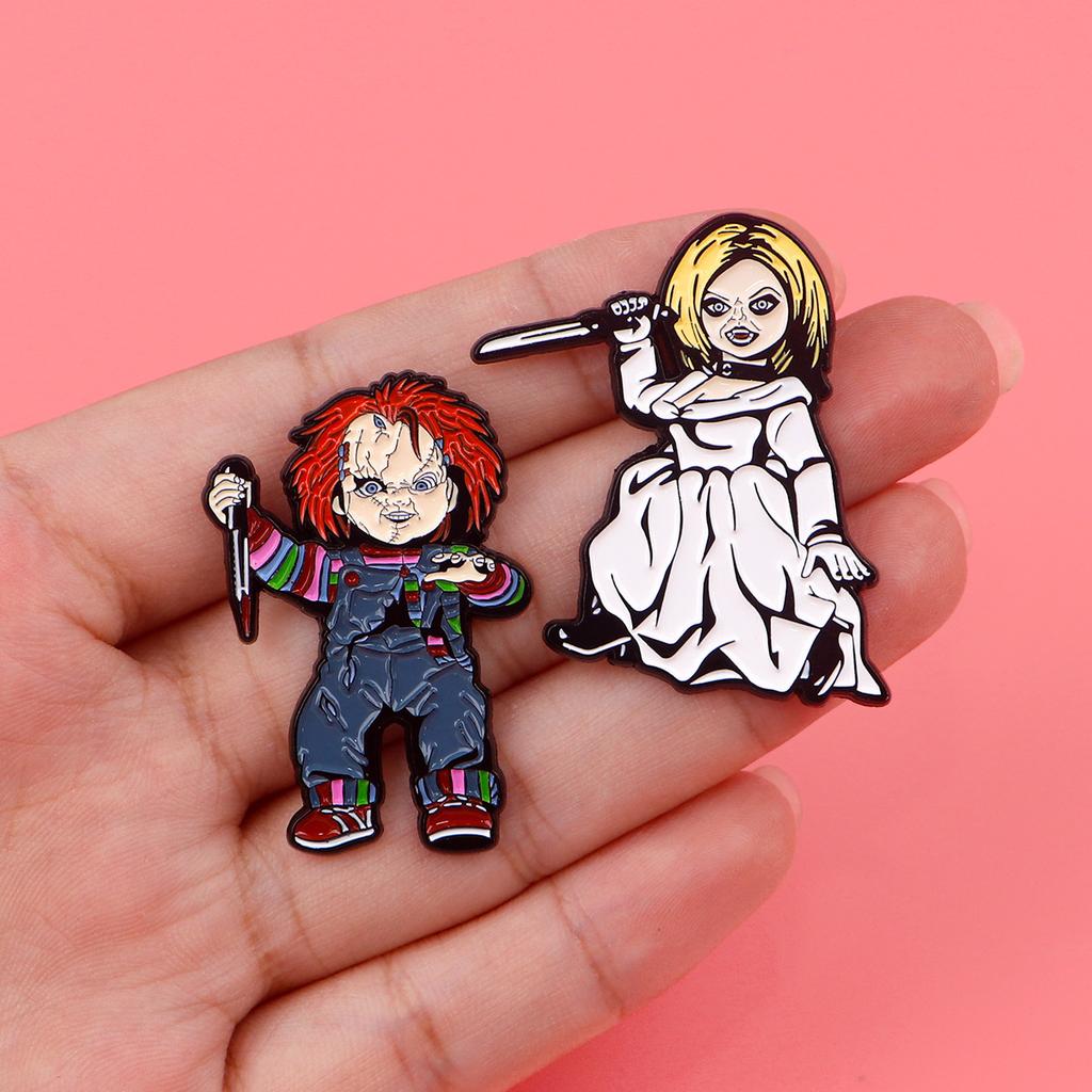 NECA Ghost Baby Return CHUCKY Chachi Chachi Brooch Deluxe Movable Doll Model Toys Gift