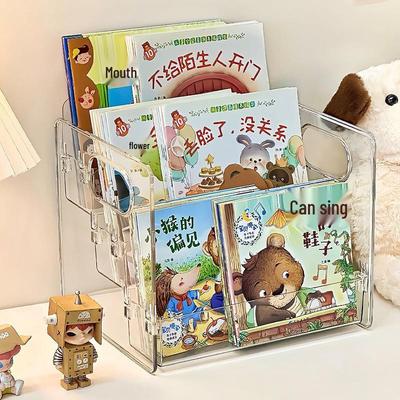 Children's Bookshelf: Large Capacity Picture Book Rack & Toy Display Box