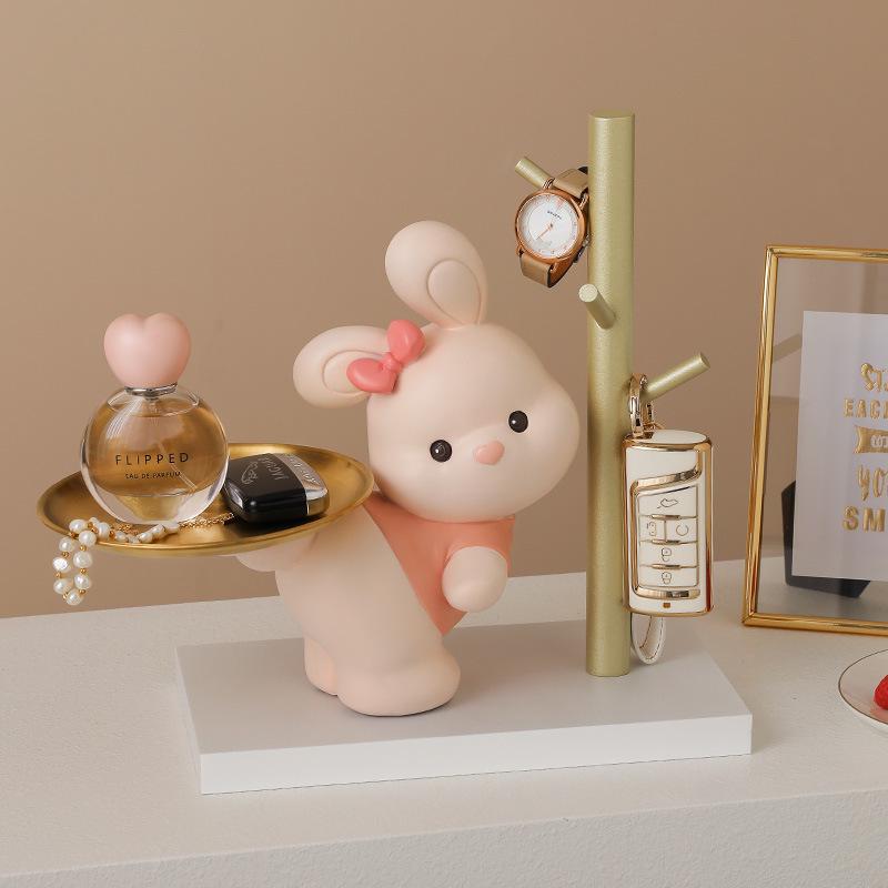 Katzen Schlüsselhalter Ornament: Deko für den Eingangstisch & Einweihungsgeschenk