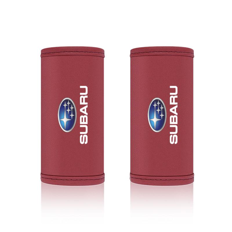 1/2Pcs PU Leather Roof Handle Anti-scratch Protector Case For Subaru Outback Crosstrek XV Forester BRZ Legacy Impreza WRX 2006 STI Ascent