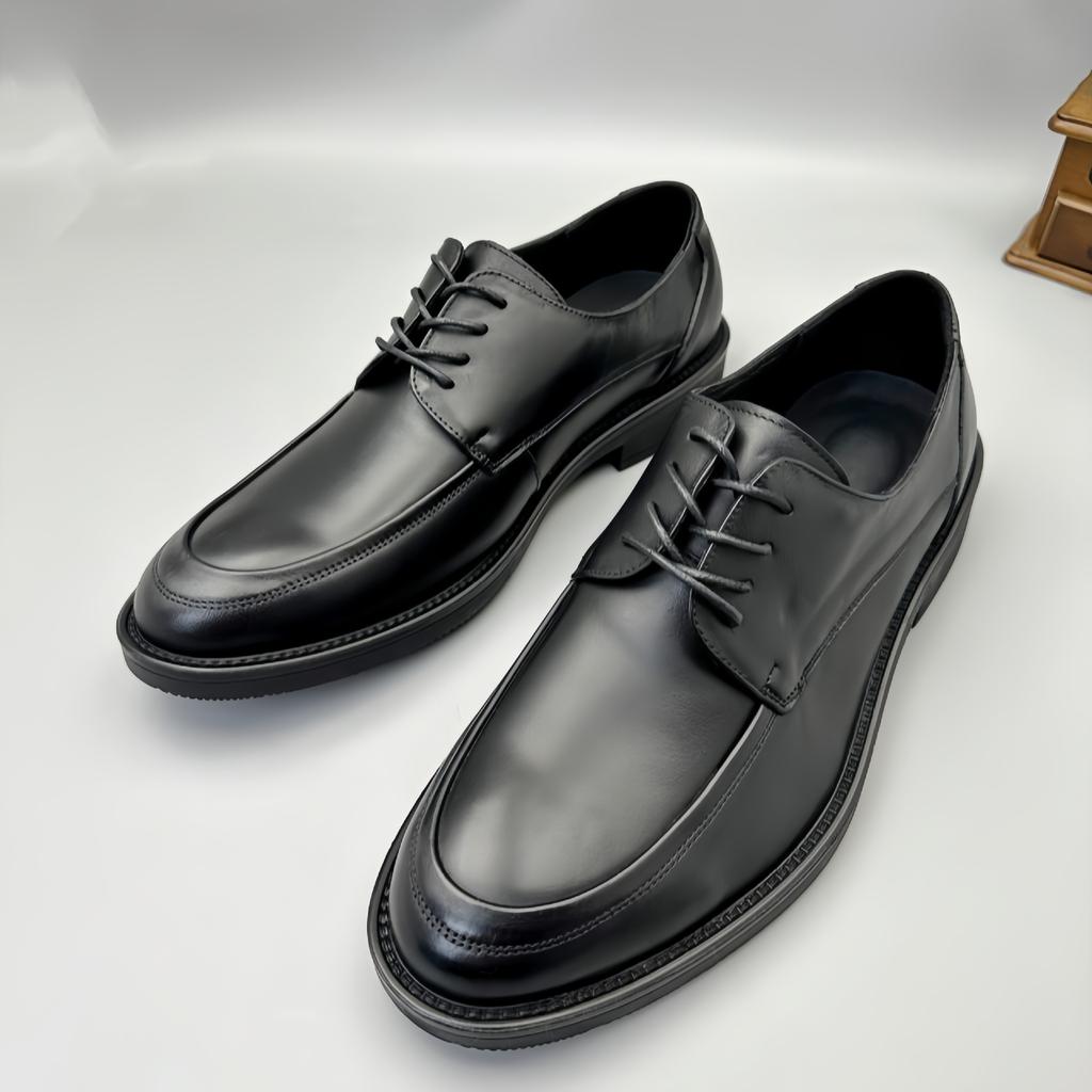 Men's dress business shoes Internet celebrity explosion commuter work shoes leather breathable best man wedding shoes