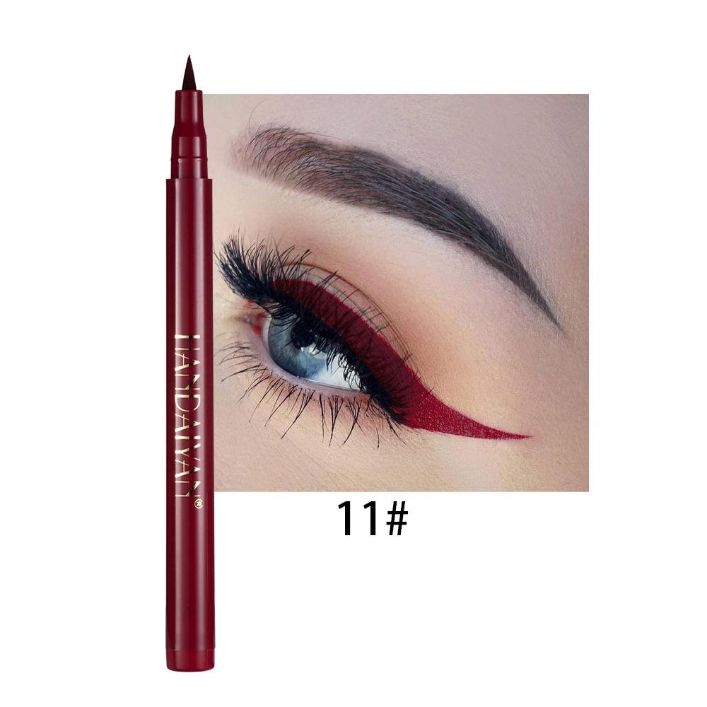 Penna Eyeliner Liquido Colorato Handaiyan Anti-Macchia - A Base d'Acqua con Punta Rigida