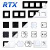 230V white insert socket with switch RTX SH