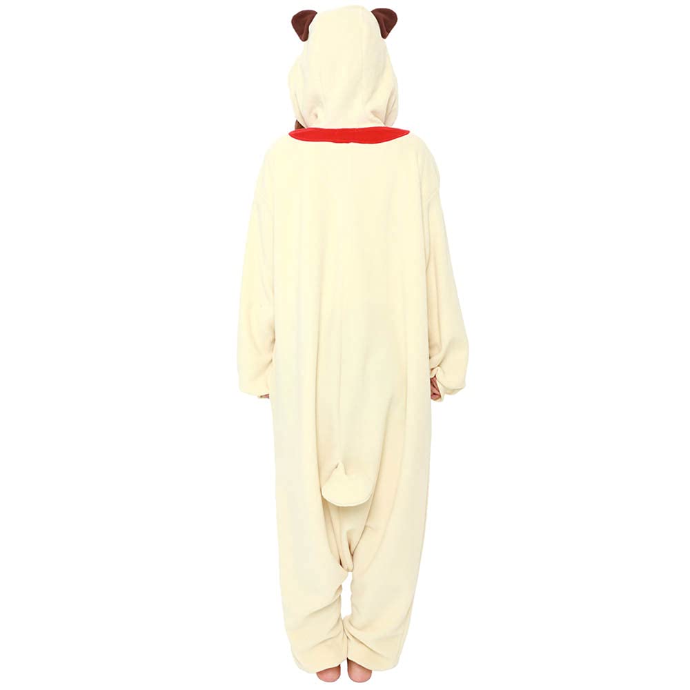 SAZAC Fleece Pug Kigurumi 2751