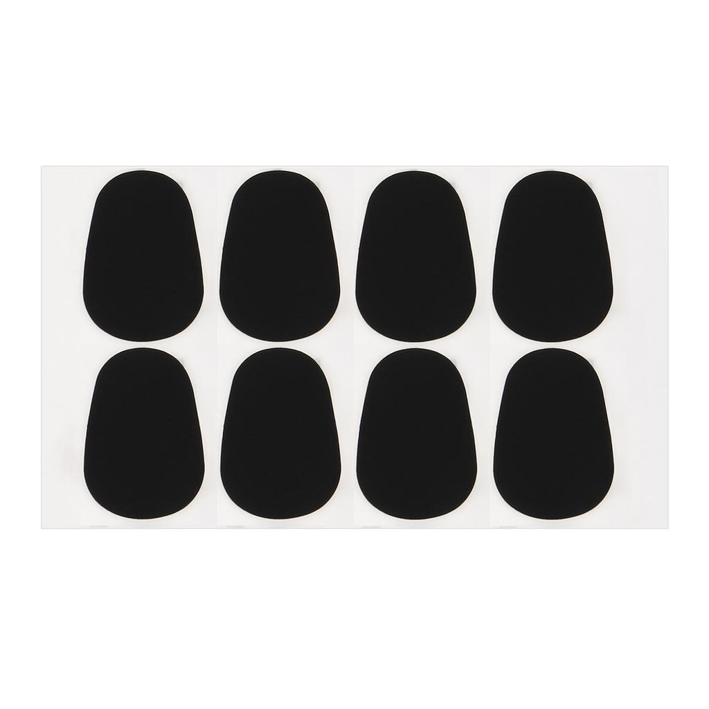 64pcs Food Grade Silicone 0.8mm 0.5mm Oval Mouthpiece Cushions Alto Tenor Saxophone Clarinet Beginner Enthusiast
