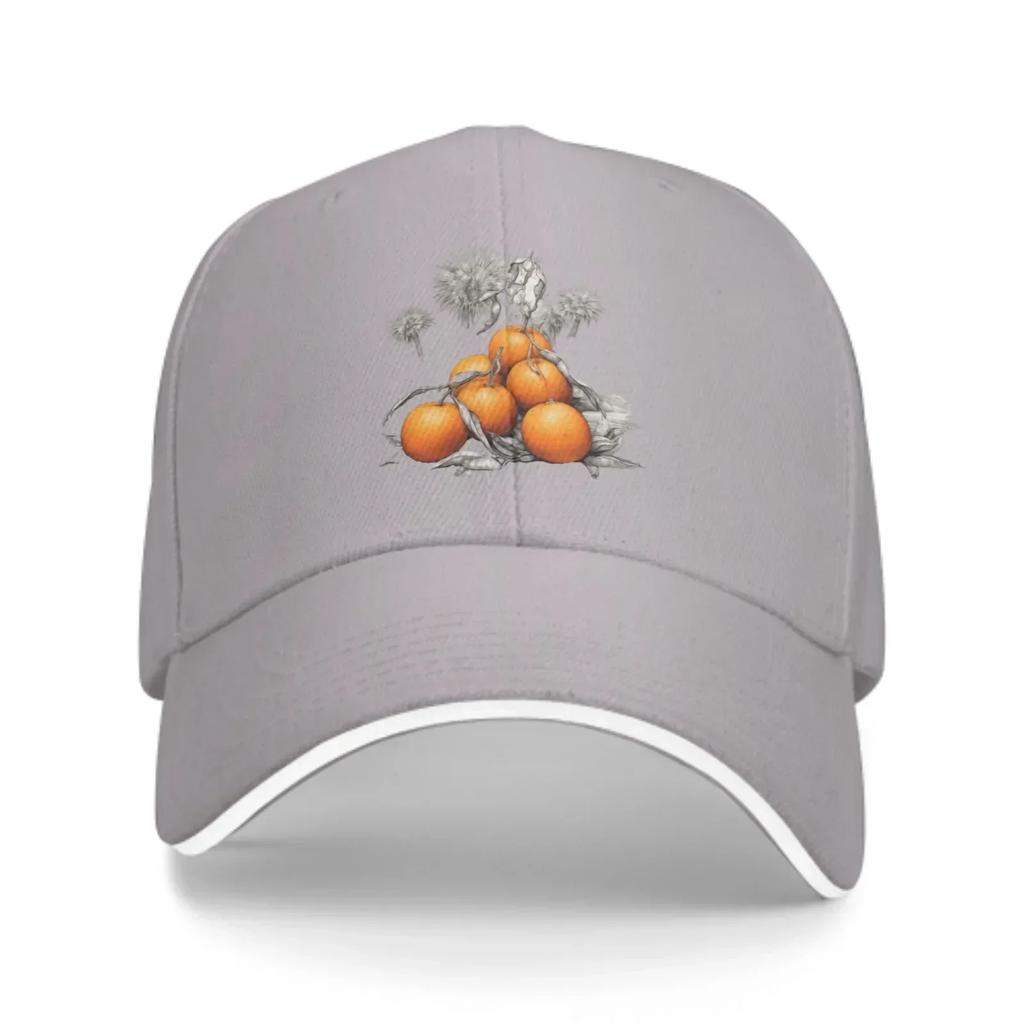 Orange Baseball Caps Fashion Casquette for Unisex Women Adjustable Casual Trucker Hats for Sports Outdoor Activities