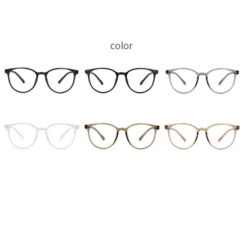 Tr1168 Retro Oval High Quality Frames Spectacles Prescription Near Sighted Blue-Ray Blocking High-Quality Tr90