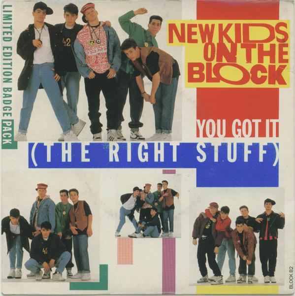 

7inch Record NEW KIDS ON THE BLOCK You Got It The Right Stuff BLOCKB2 CBS 1989 UK Rap HipHopRB Used