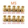 Pack of 10pcs Motorcycle Carburetor Main Jets Slow Pilot Jets M4 M5 6mm Thread for PWK Keihin OKO CVK Carb Set Injector Nozzle