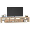 Vidaxl TV Cabinet with LED Lighting, Sonoma Oak, 230X36.5X40 Cm