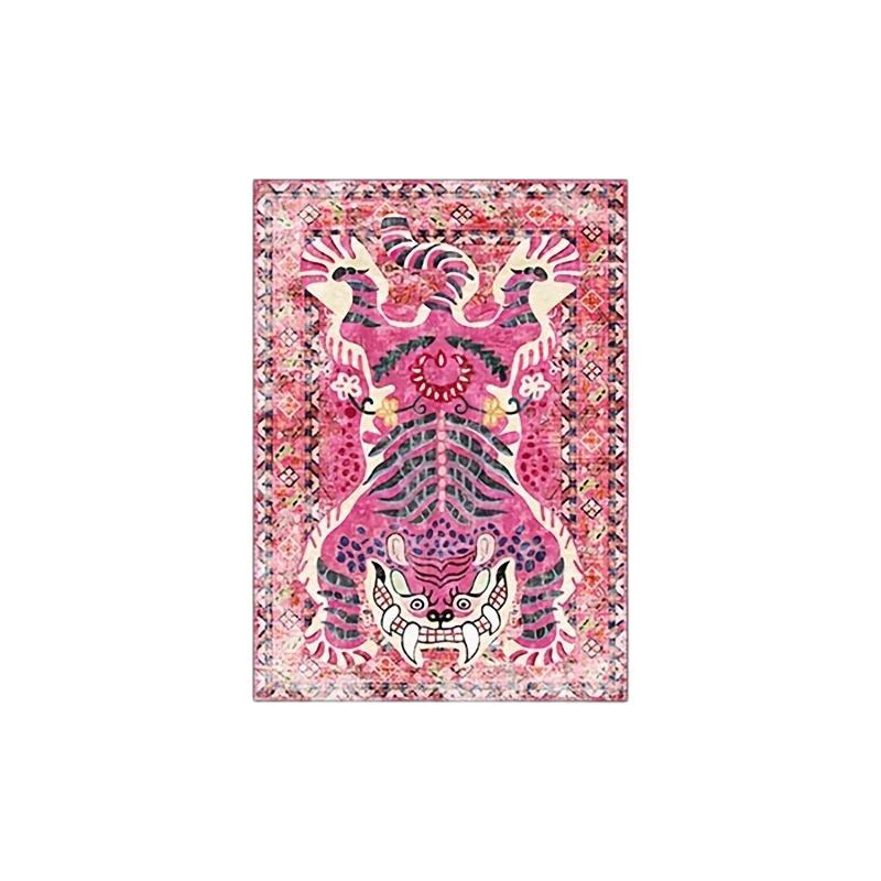 

Ковер в стиле тигра-персидского цвета для спальни, нескользящий водонепроницаемый коврик для гостиной, спальни, кухни, уличного декора 40X60cm-16x24in