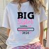 Sorella Maggiore 2026 Bambini Adolescenti Magliette a Manica Corta T-shirt Estate Ragazze Casual Ampie Moda Girocollo Abbigliamento per Bambini