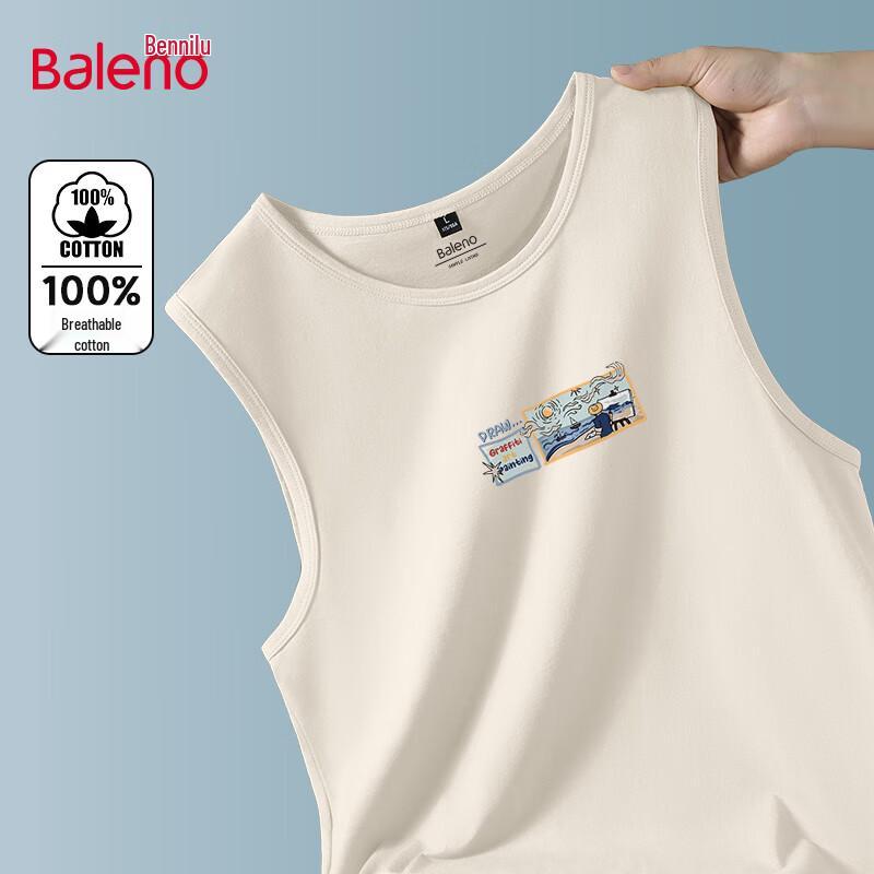 Мужская свободная хлопковая майка с принтом Baleno 2XL