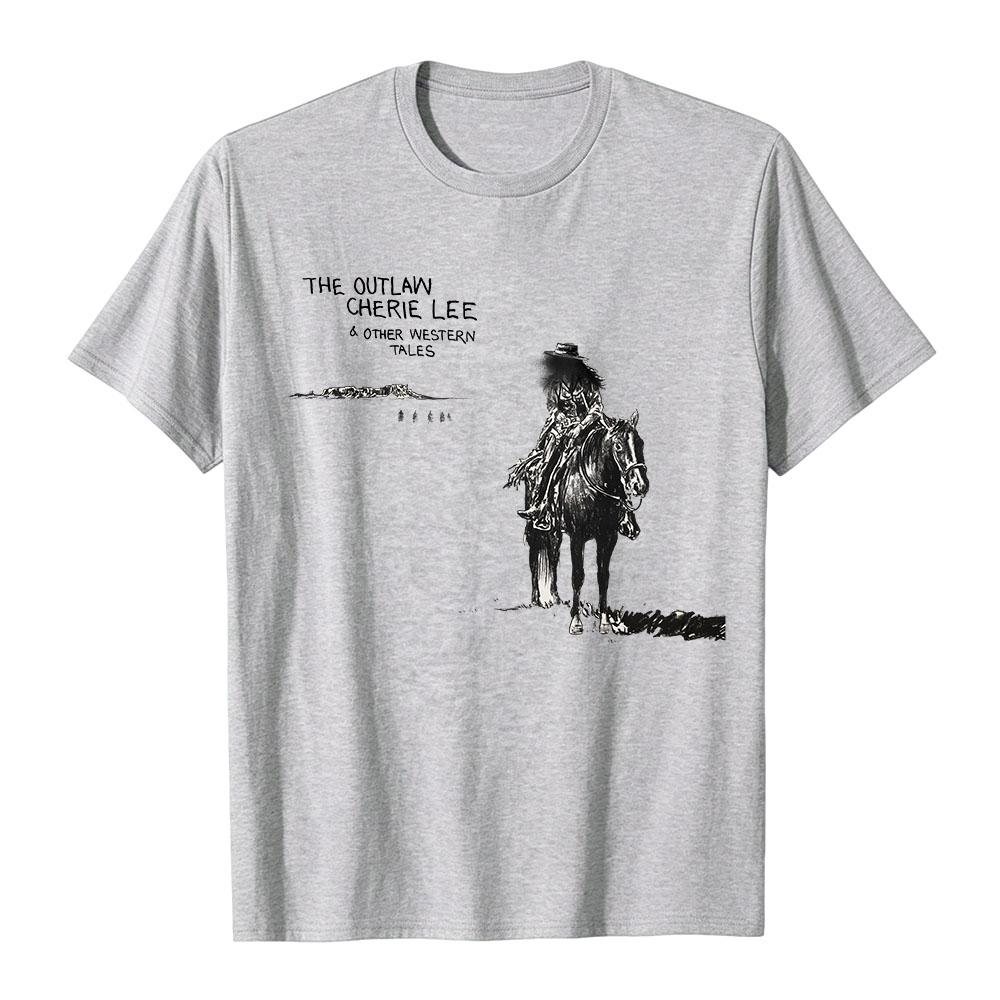 

Shaboozey The Outlaw Cherie Lee & Other Western Tales Tees Short Sleeve Cotton Soft T-shirt Unisex Streetwear Graphic Print Tee 5XL різнокольоровий