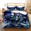 3D Printed Attack On Titan AOT Eren Yeager Comfortable Duvet Quilt Cover Pillowcase Bedding Set Bedroom Decoration Home Textile