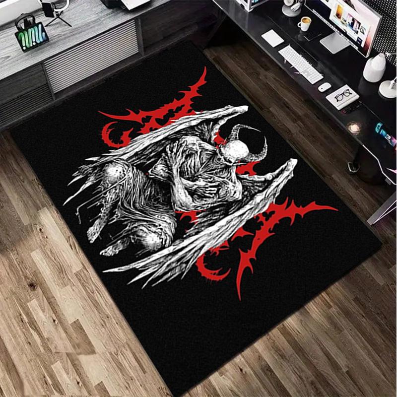 Halloween  Horror Rug - Home Carpet Office Decorative Carpet For Living Room Bedroom Door Mat Floor Rug Computer Chair Area Rug