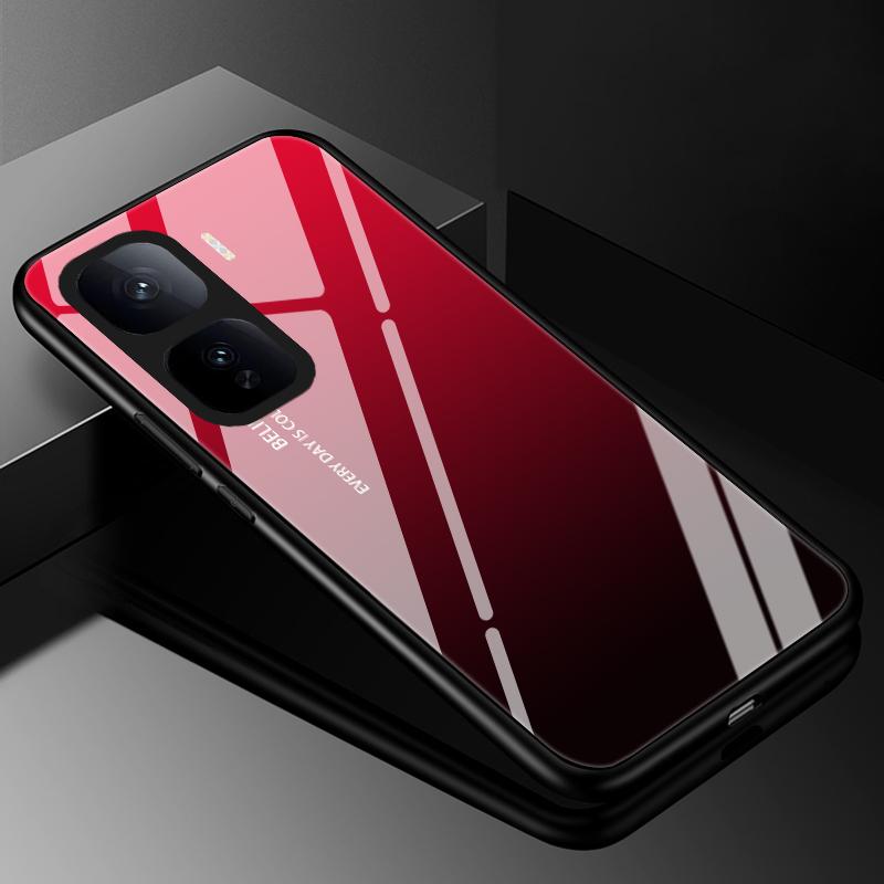 Tempered Glass Phone Case For vivo iQOO Neo 10 Pro Luxury Hard Back Bumper Cover for Vivo iQOO Neo 10  Capa Neo10 / Neo 10Pro