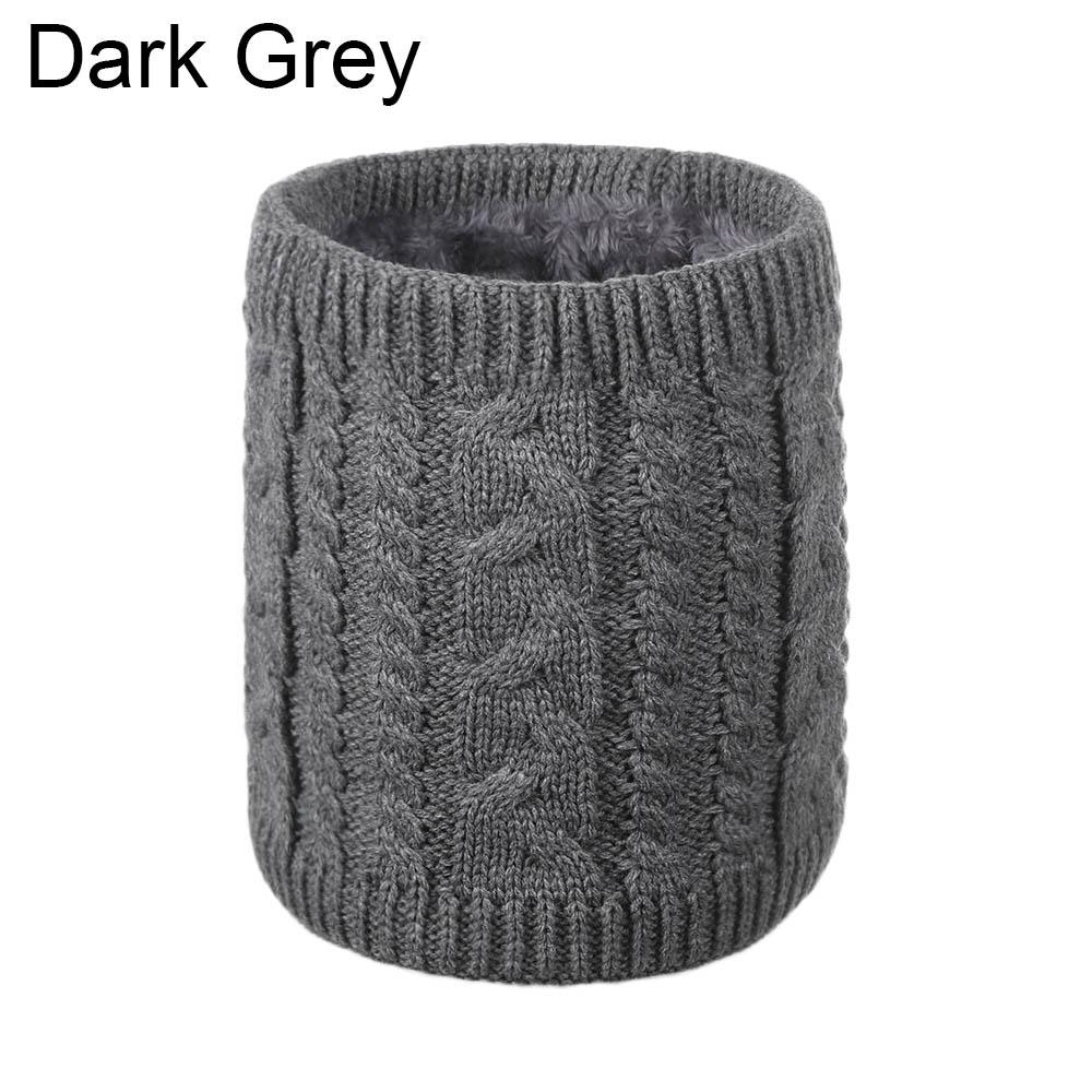Cable Winter Warm Collar  Cowl Loop Snood Shawl Neck Warmer Circle Thicken Scarf Brushed Knit