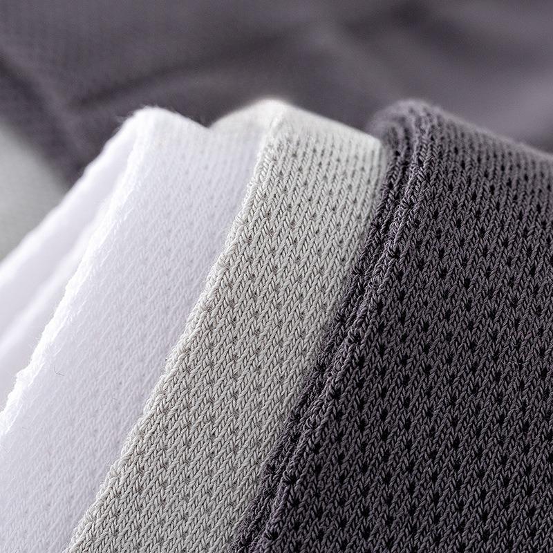 Socks Men's Anti-odour Sweat Summer Mid-calf Socks Thin Section of Pure Cotton Summer Breathable Cotton Leisure Mesh Men's Socks
