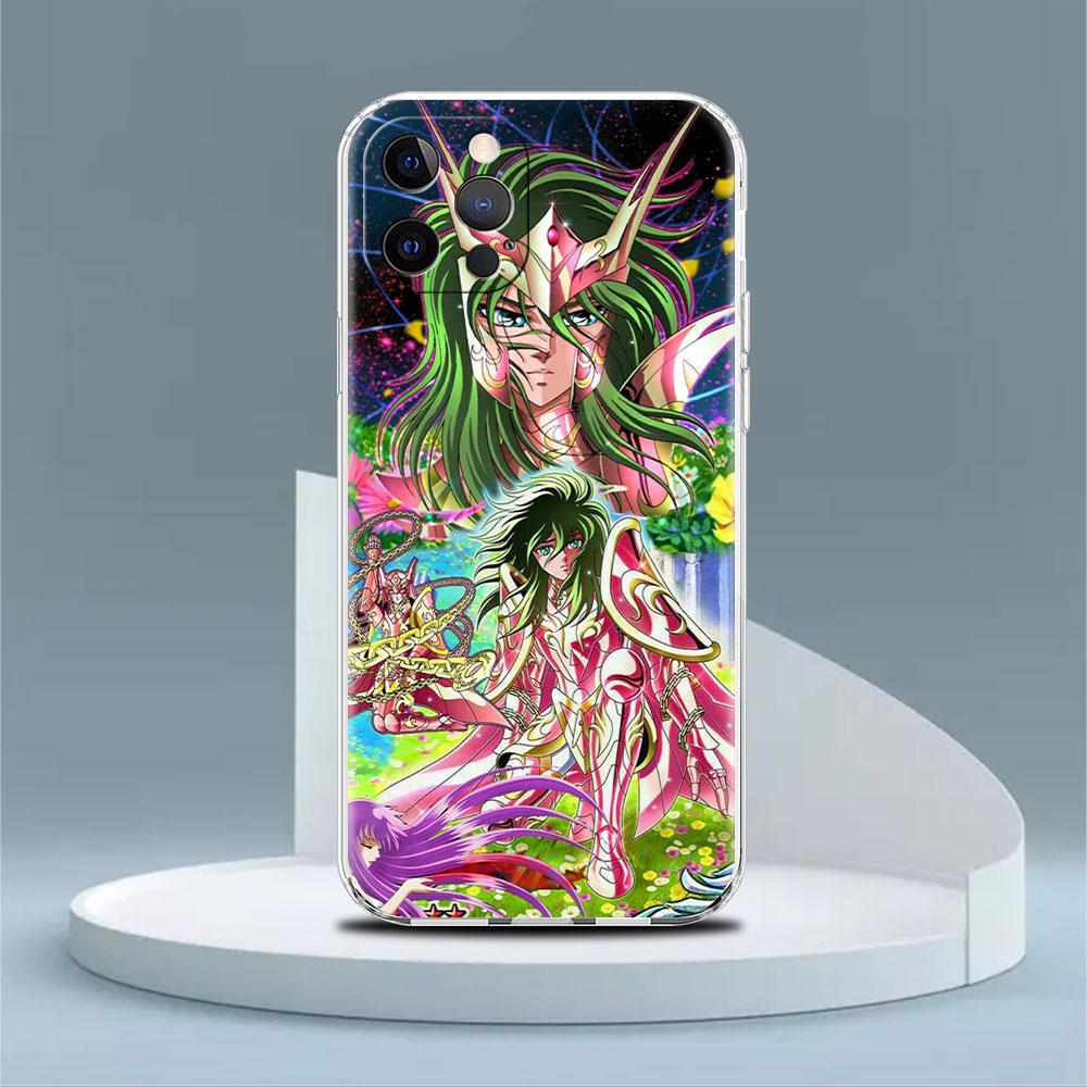 Sainte Seiya Japan Anime Cover For Apple iPhone 14 13 12 11 Pro Max XS XR max X 8 7 6S 6 Plus Silicone Soft Phone Funda Case