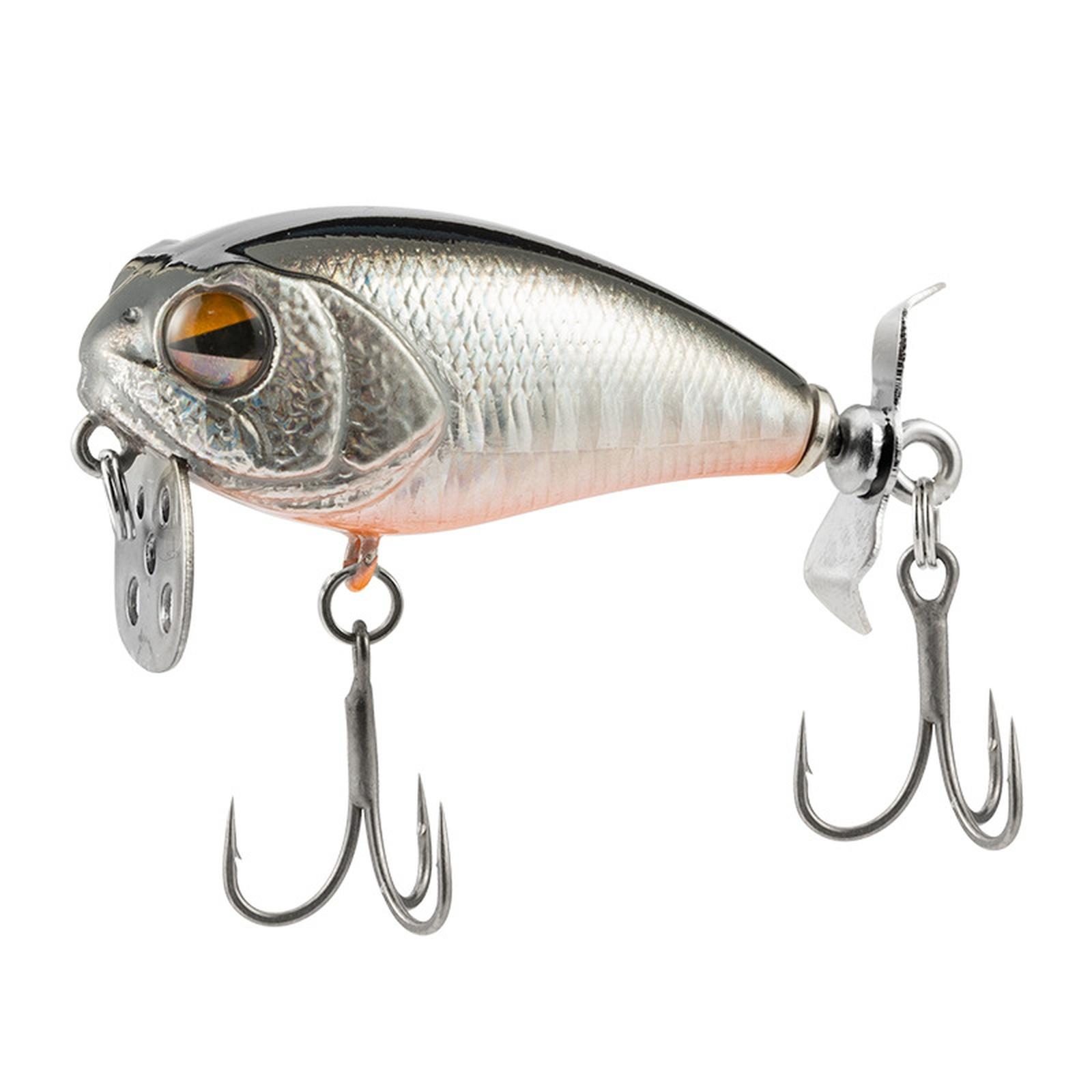 

2pcs (3.94 in 0.194oz) Topwater Tractor Fishing 5.5cm 10g Floating Vibration Wobbler Artificial Hard Throw Fishing Gear one size чёрный