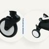 Replacement Front/Rear Wheel Caps Bearing Protective Cover for Yoya/Yoyo Baby Strollers Ensuring Stability White