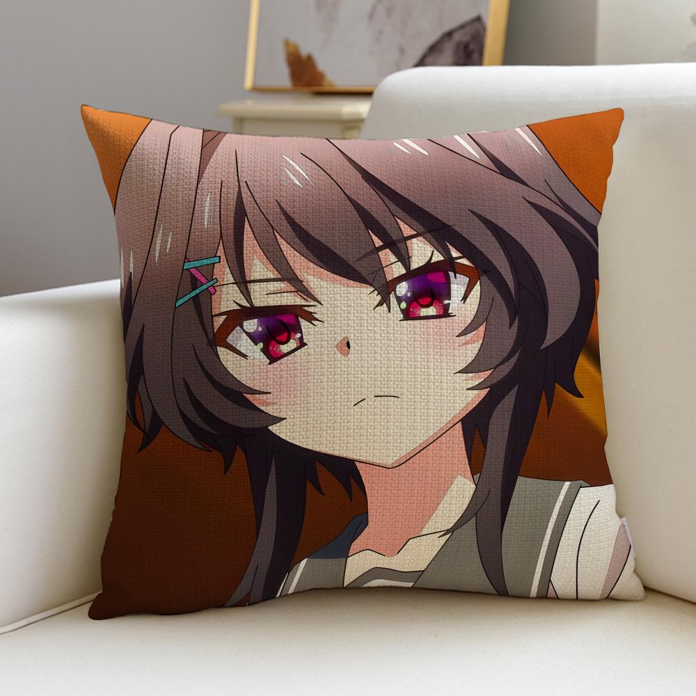 9 nine Rulers CrownS Cushion Cover Breathable and skinfriendly linen pillowcase square removable and washable cushion 30X30cm