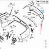 Rear Bumper Lower Surround for Mercedes-Benz W117 CLA200