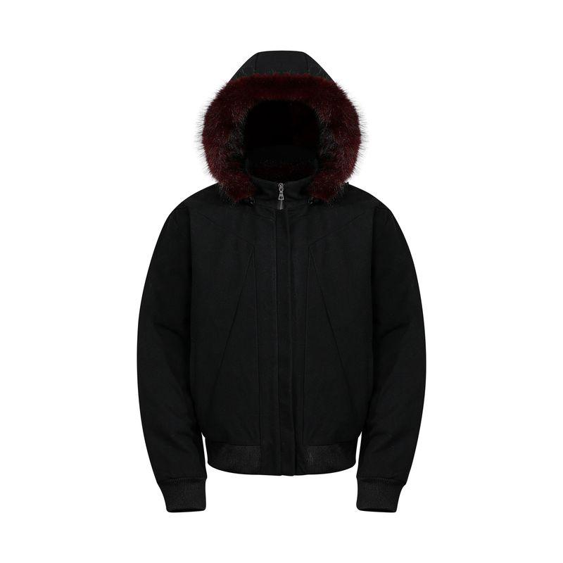 American-Style Winter Padded Jacket with Fleece Lining, Thickened Deconstructed Cotton Coat for Men and Women, High-End Loose Hooded Outerwear, Trendy