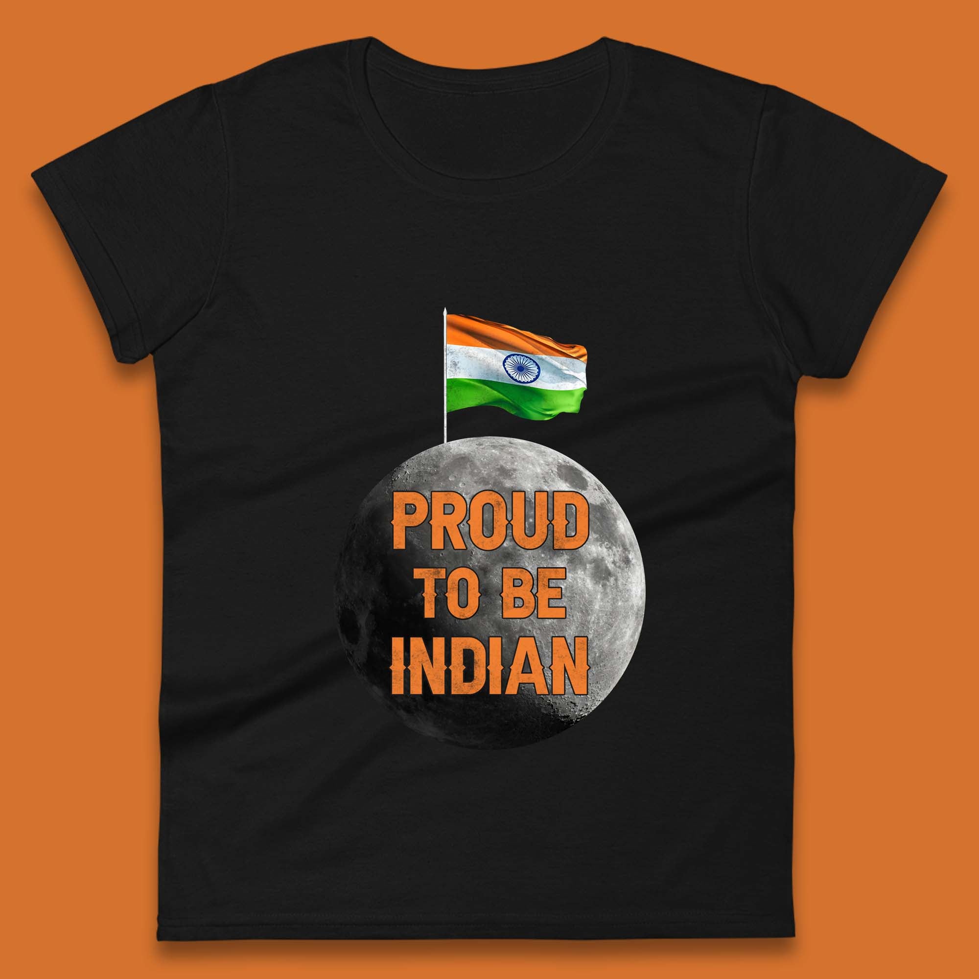 Proud To Be Indian Soft Landing To The Moon Chandrayaan-3 India On The Moon Womens Tee T Shirt Mens Tops Unisex Top M