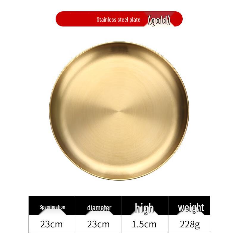 

Jundingying Stainless Steel Round Serving Plates